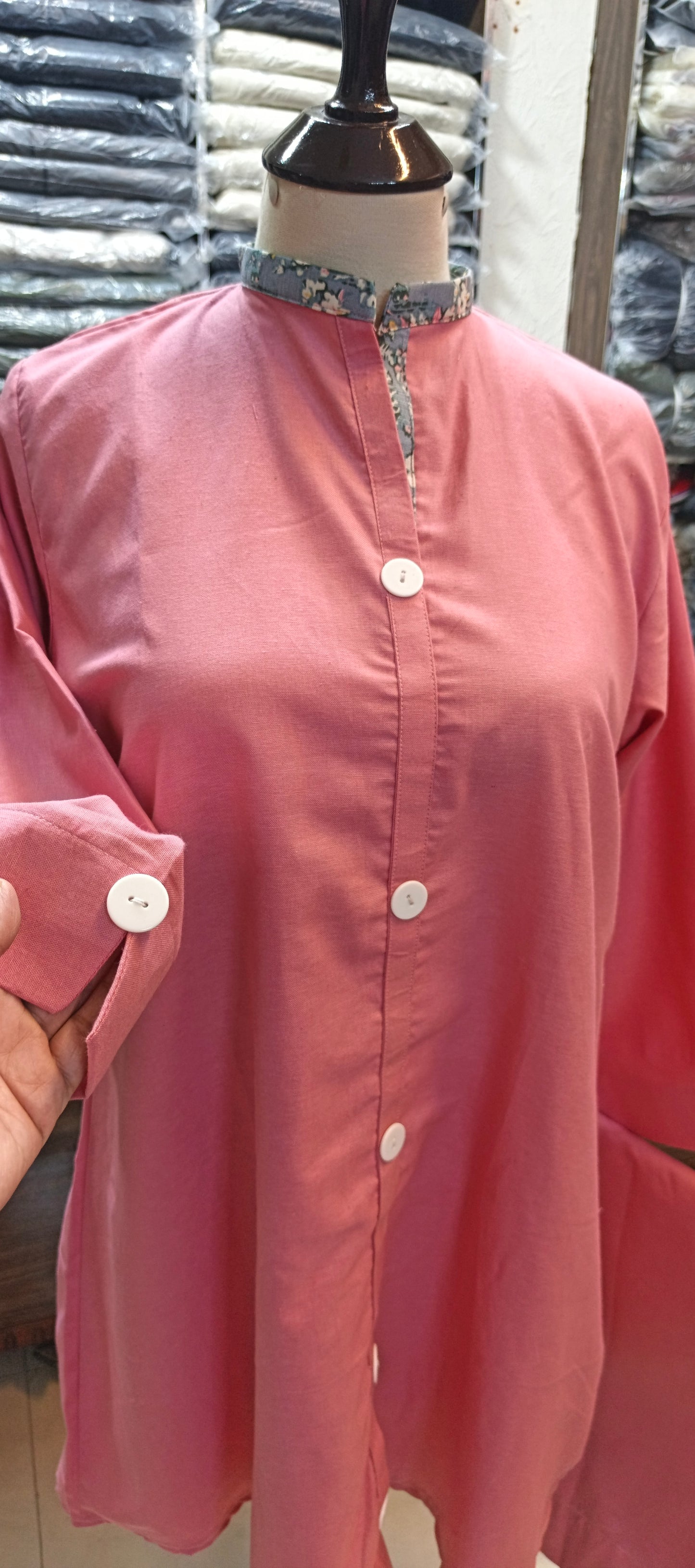 Bin saeed khaddar short co ord set