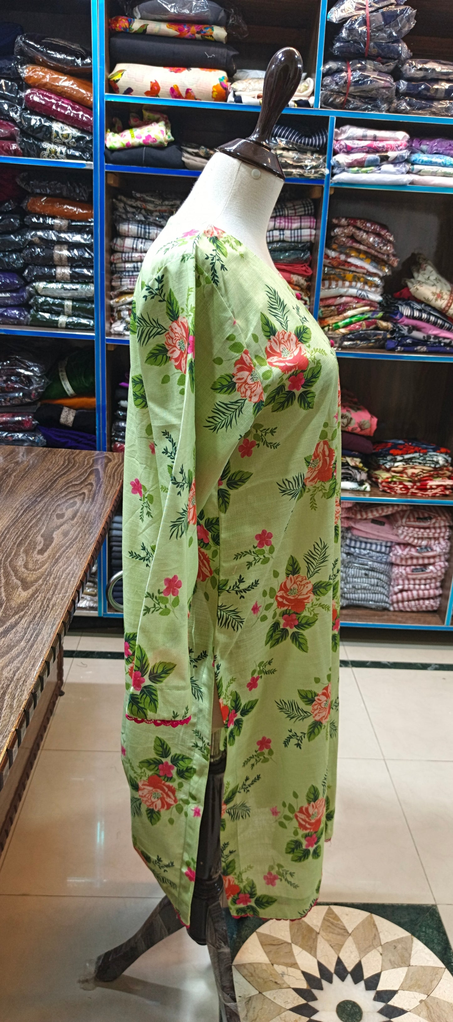 Khaddar stiched shalwar kameez 2 pc