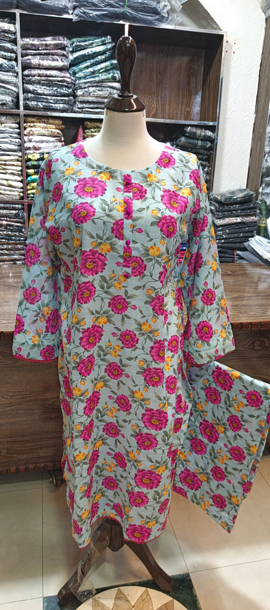 Khaddar shalwar kameez stiched 2 pc