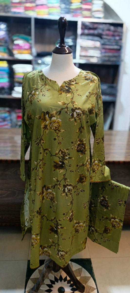 Shalwar kameez pure lawn 2 pc
