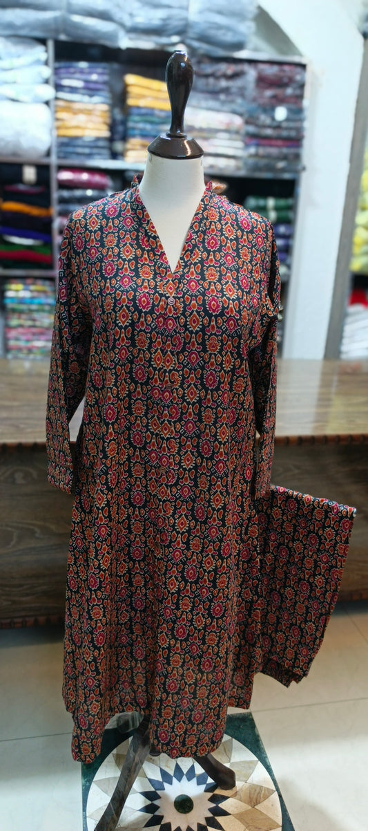 Bin saeed khadder stiched A line