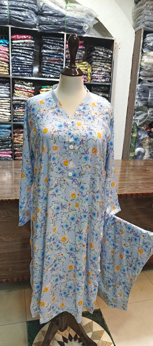 Linen shalwar kameez