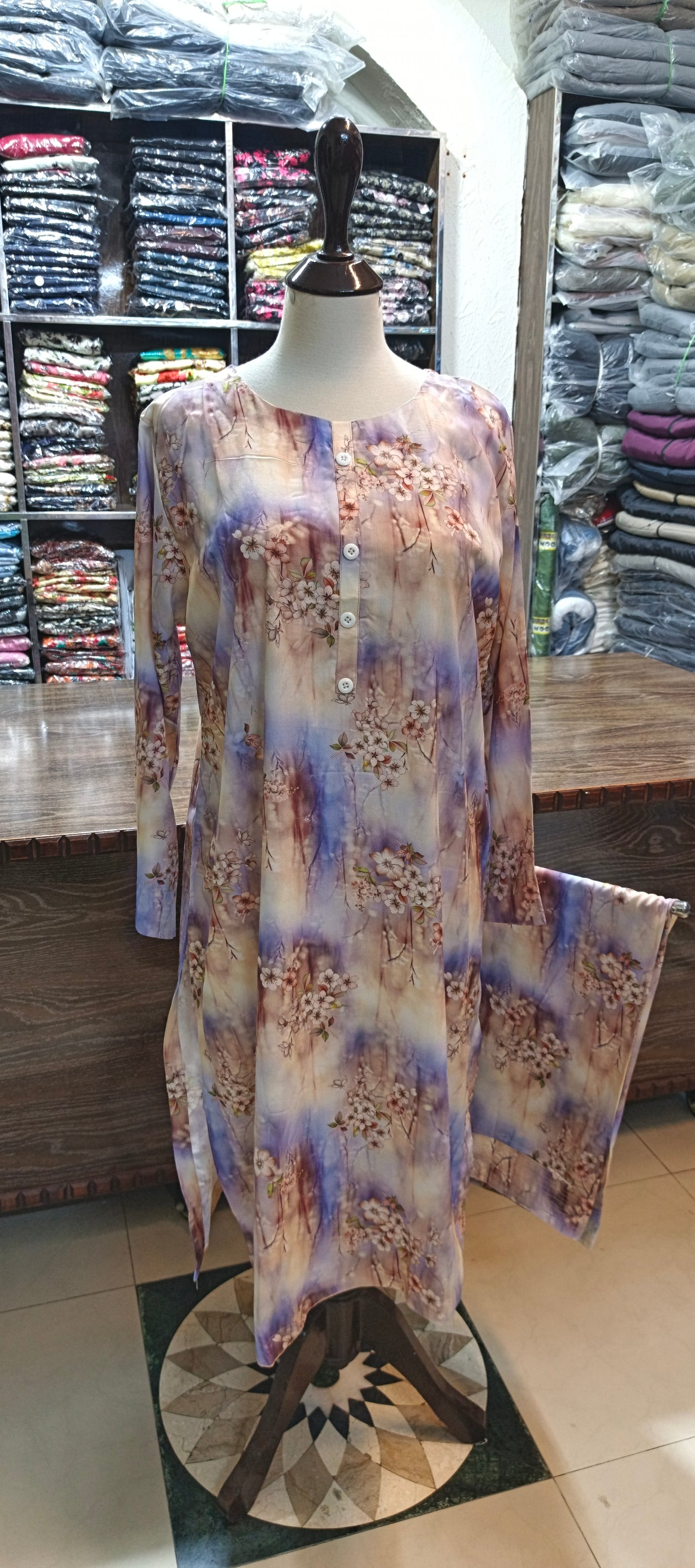 Linen shalwar kameez