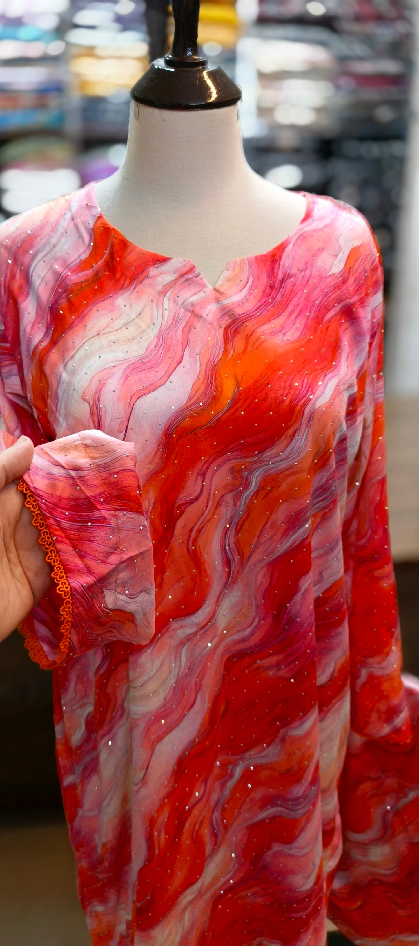 Mukesh linen shalwar kameez