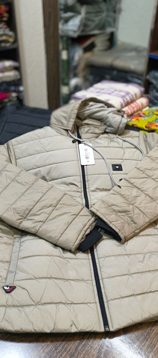 Puffer hooded jacket