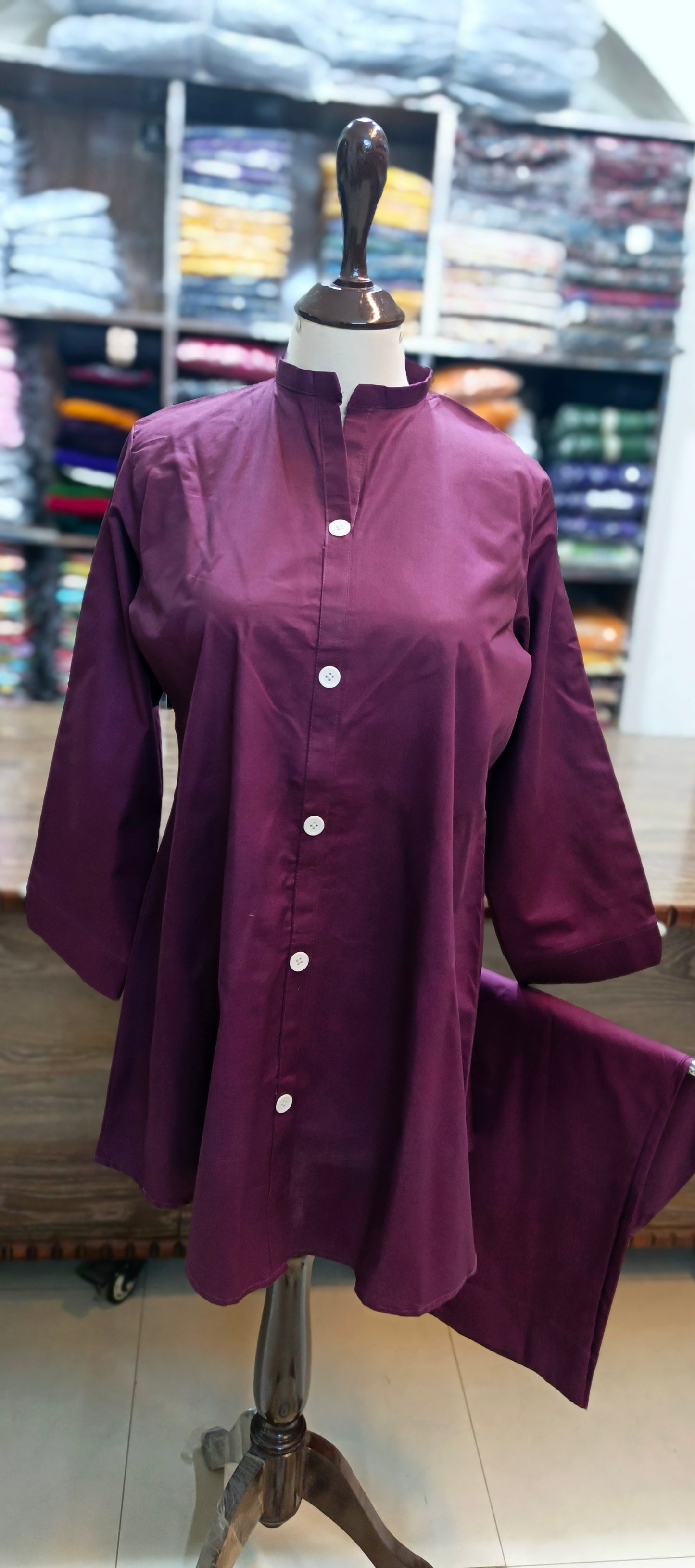 Bin saeed khaddar short co ord set