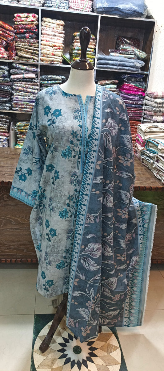 Safina khaddar shalwar kameez 3 pc