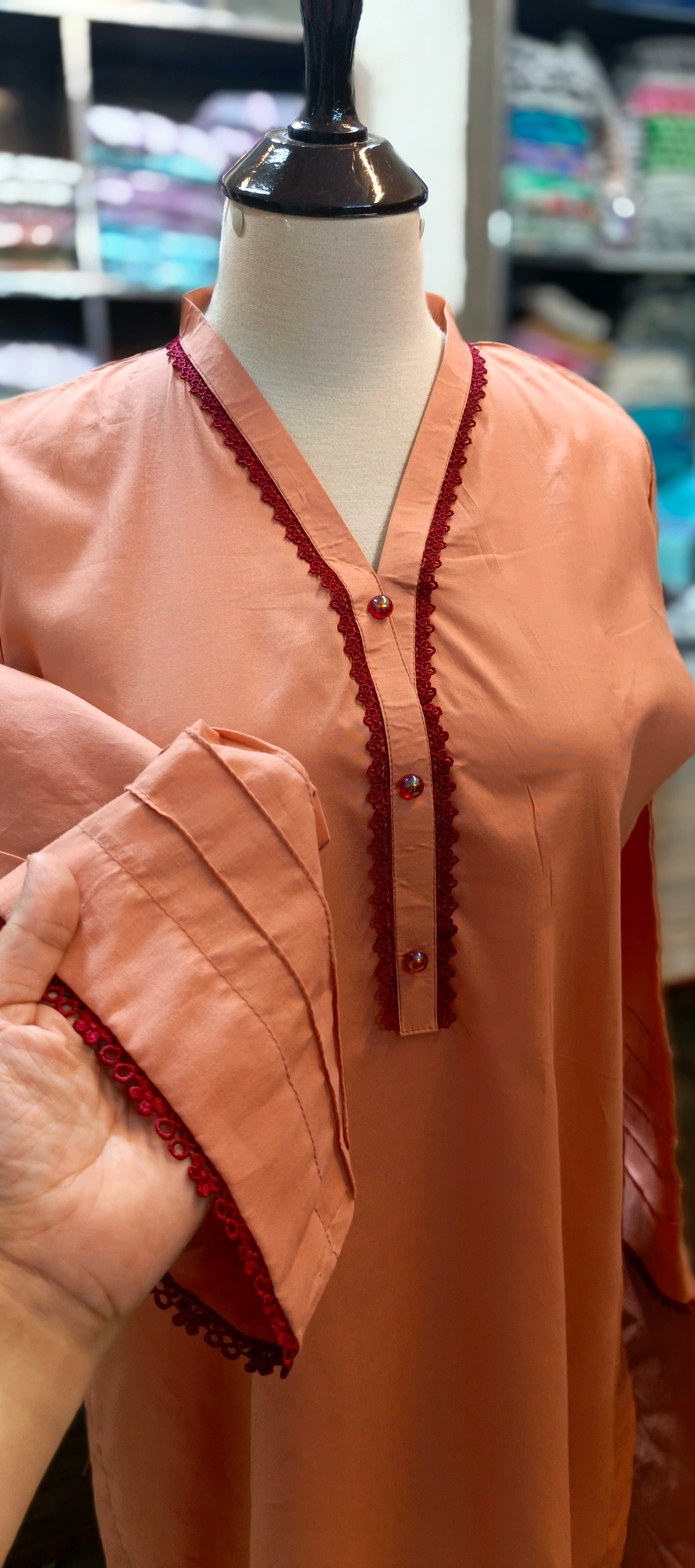 Solid pure cotton shalwar kameez