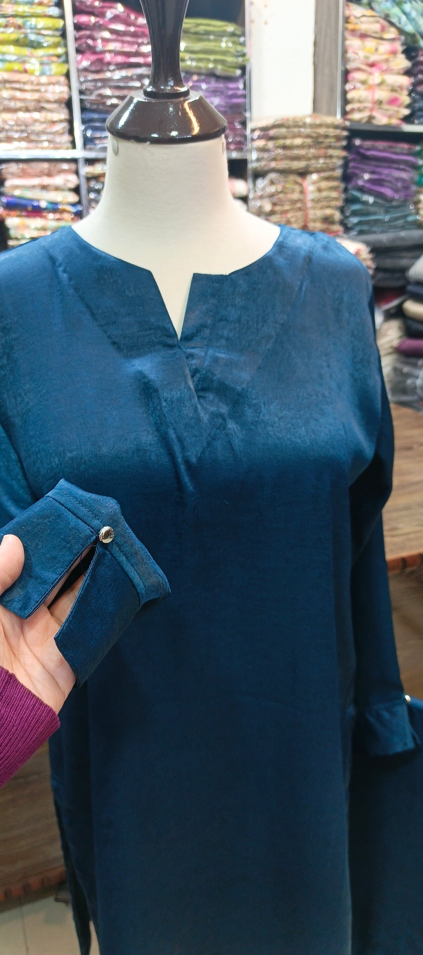 Velvet silk short co ord set 2 pc