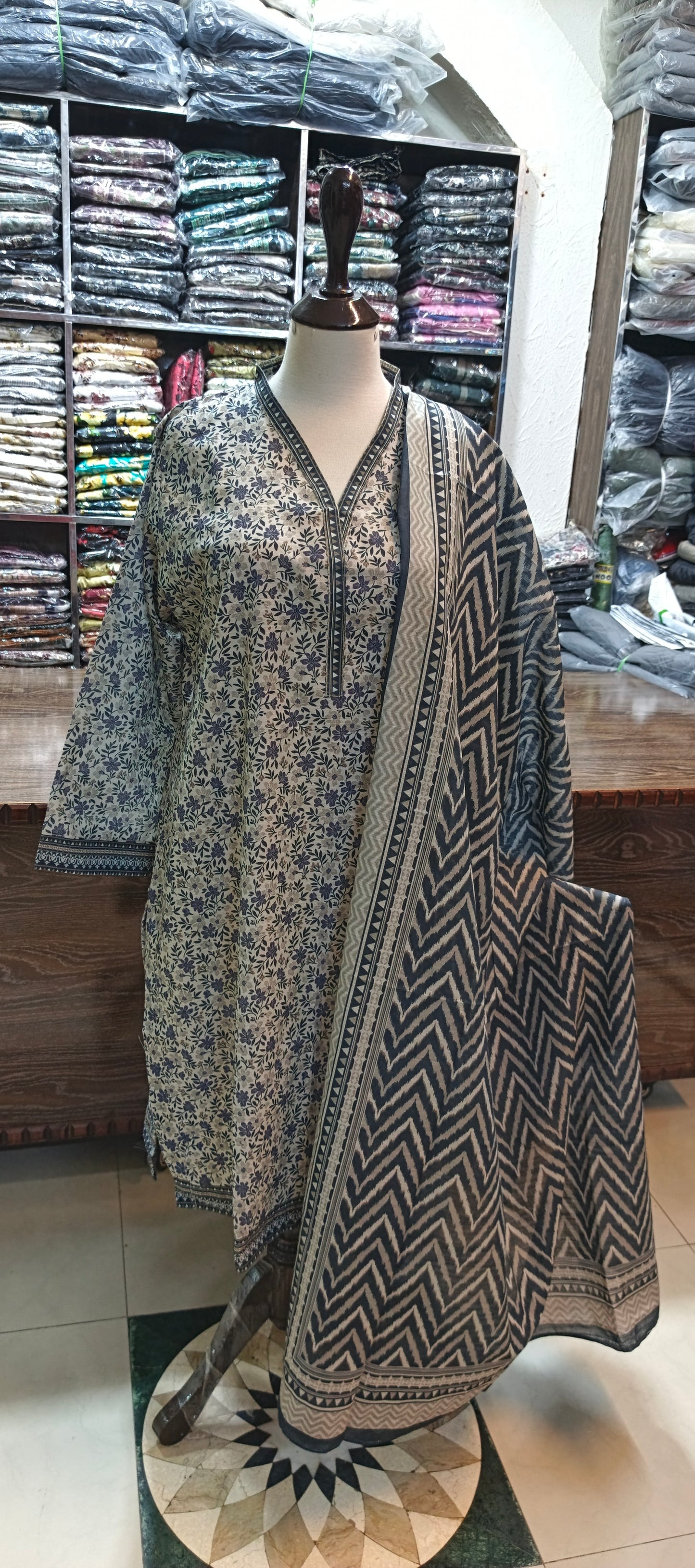 Bin saeed khaddar shalwar kameez 3 c