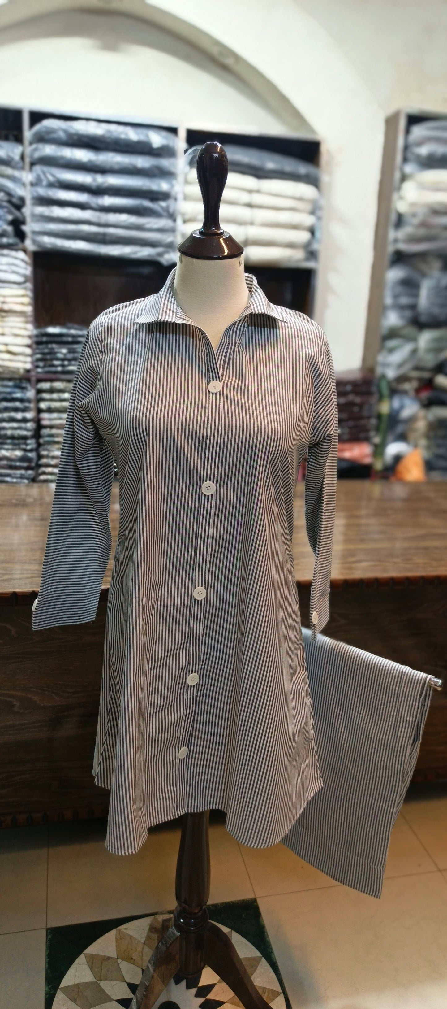 COTTON LONG CO ORD SET