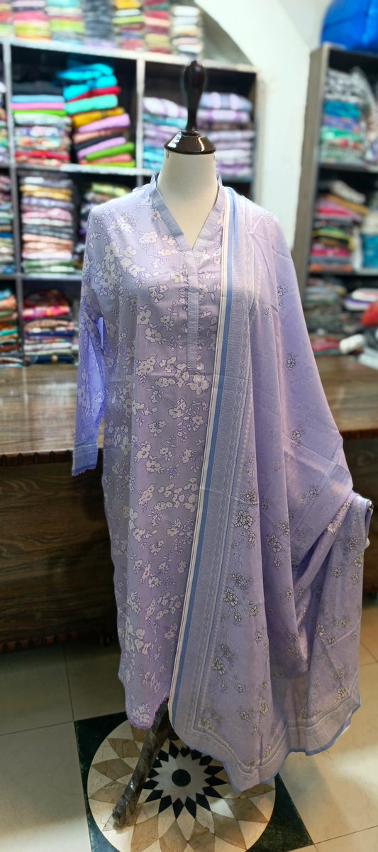 Safina premium lawn farshi shalwar 3 pc