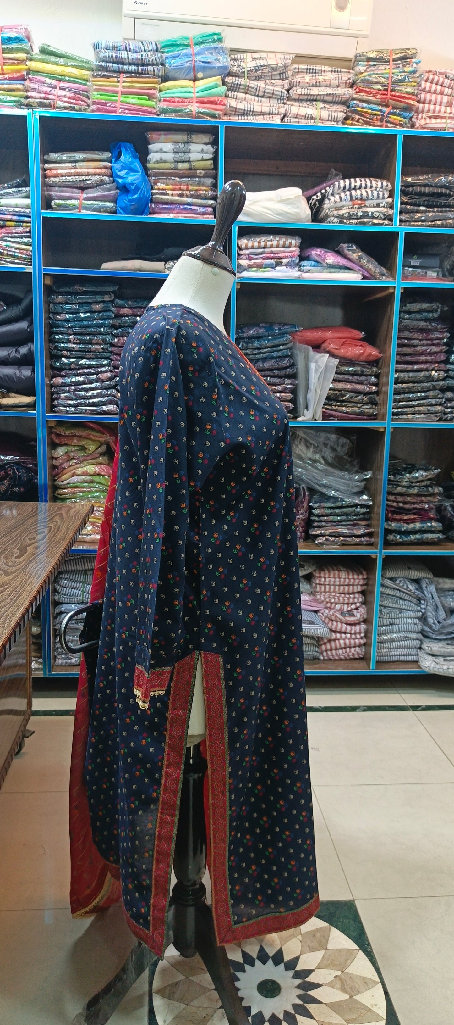 Bin saeed premium lawn stiched shirt trouser 3 pc