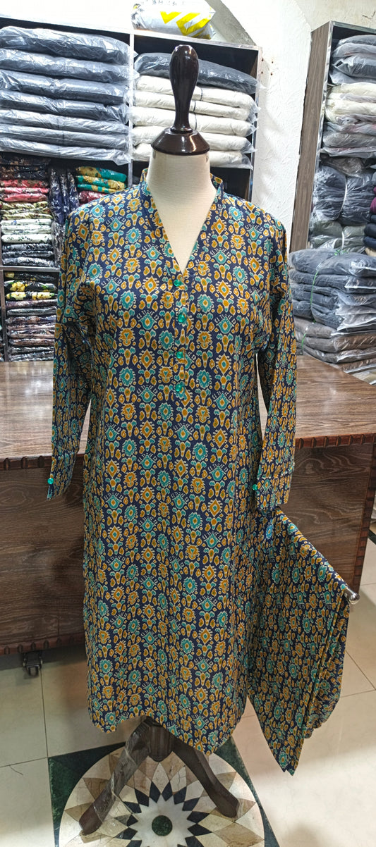 Bin saeed khaddar shalwar kameez 2 pc