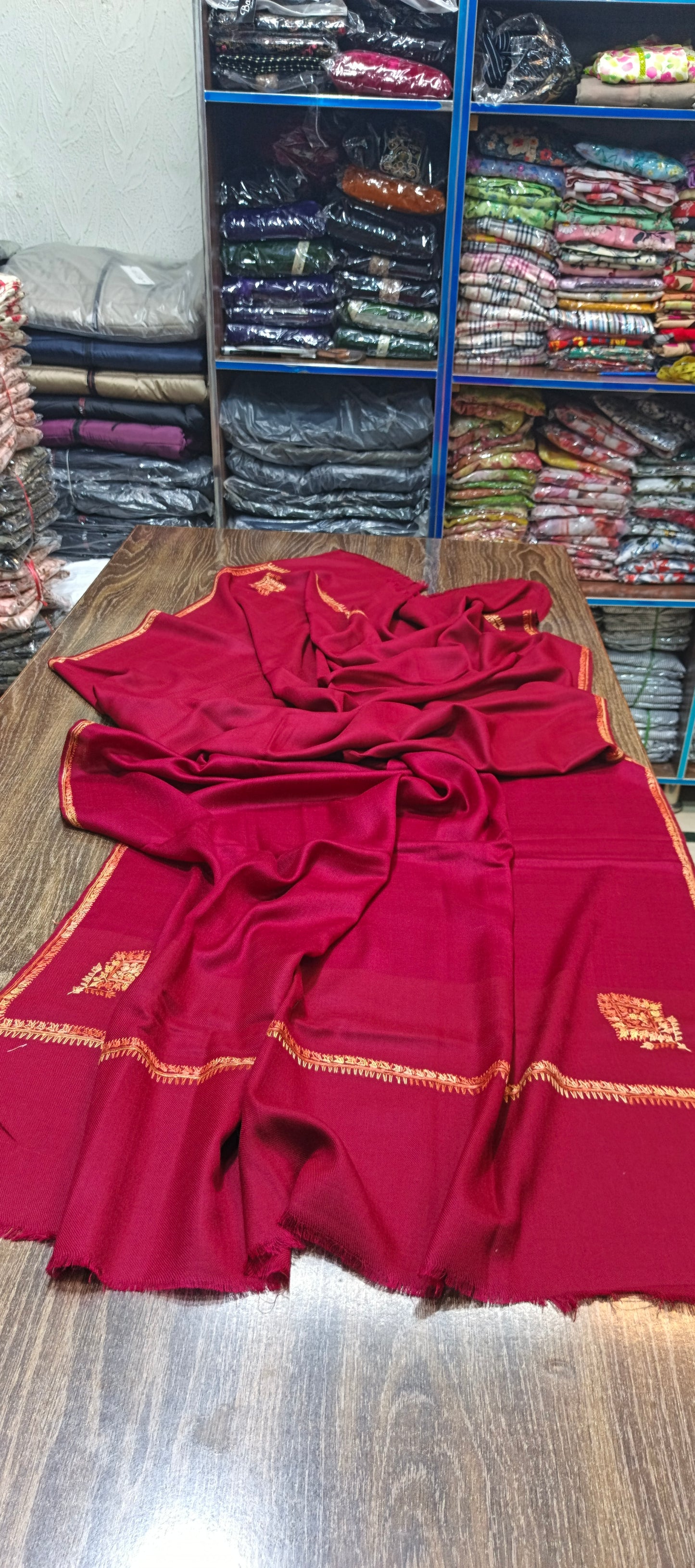Pashmina woollen embroidered shawls