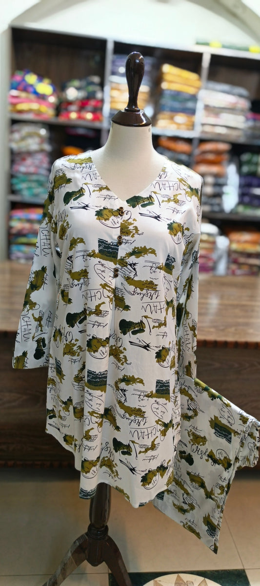 Linen short co ord set
