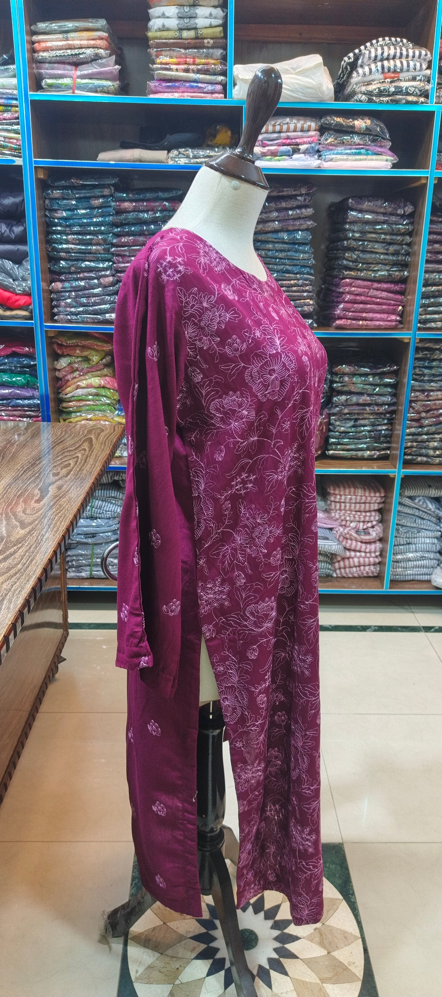 Karandi mid summer embroidered stiched 2 pc mrn1