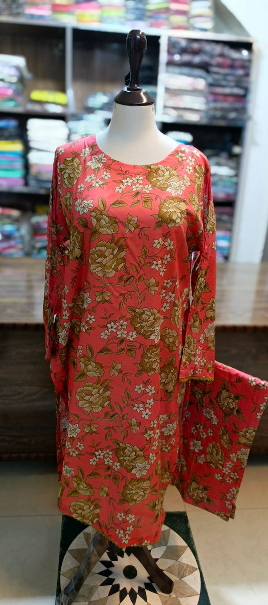 Shalwar kameez pure lawn 2 pc