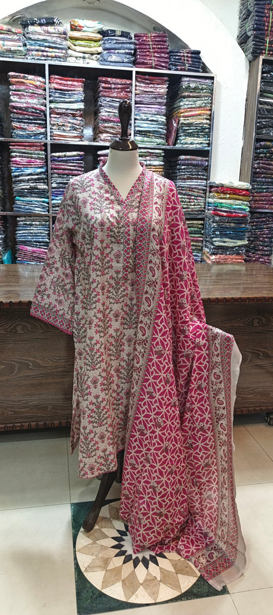 Safina premium lawn shalwar kameez 3pc grpnk2