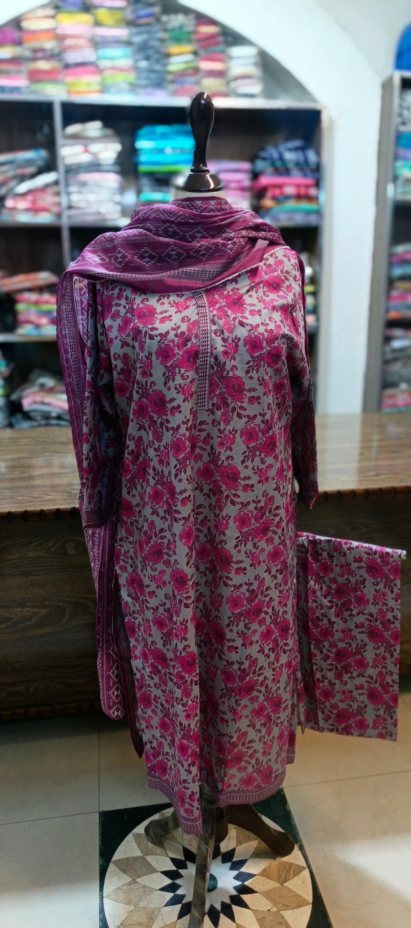 Bin Saeed shirt trousers pure lawn 3 pc