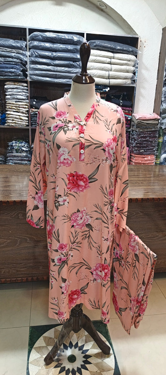 Linen shalwar kameez