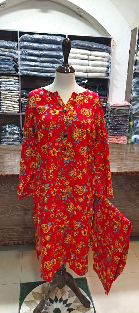 Linen shalwar kameez