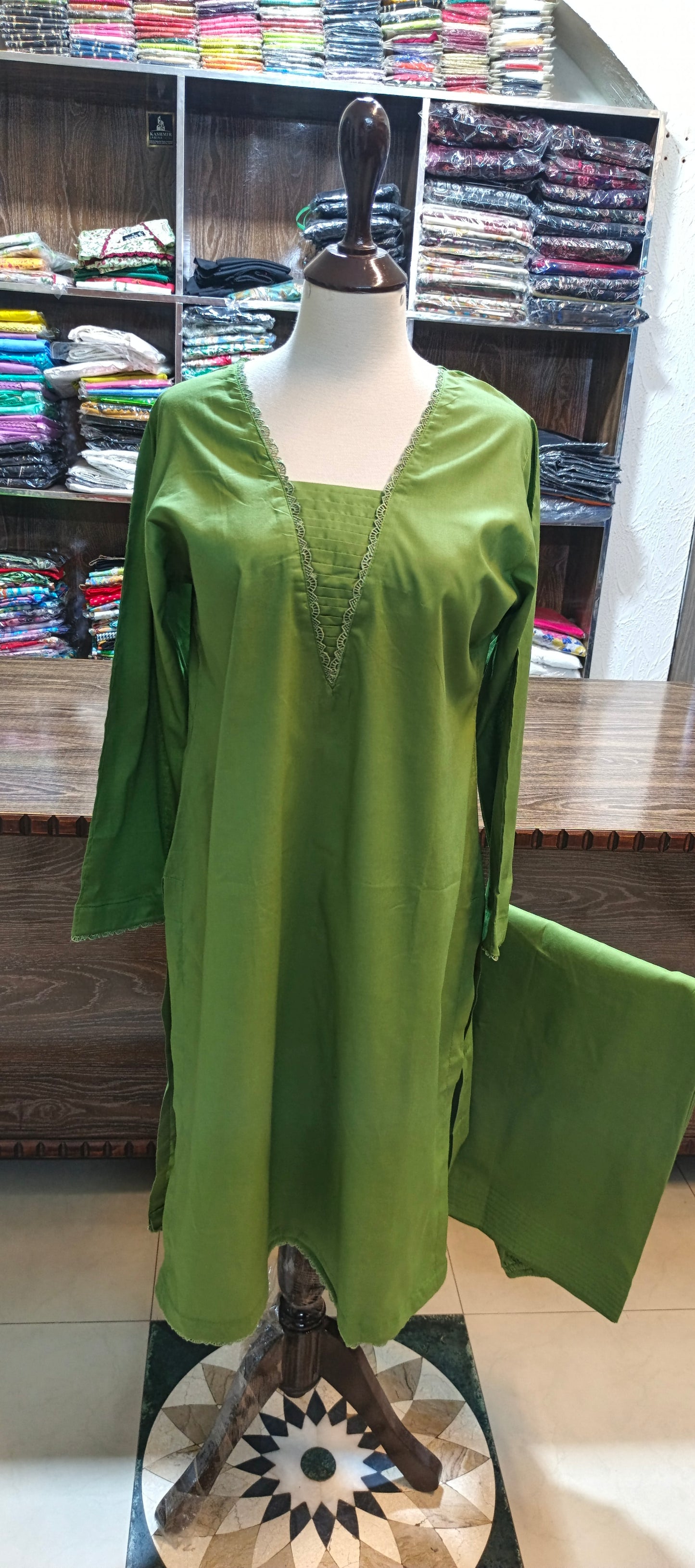 PURE COTTON SOLID SHALWAR KAMEEZ