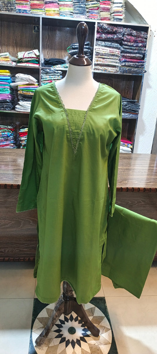 PURE COTTON SOLID SHALWAR KAMEEZ