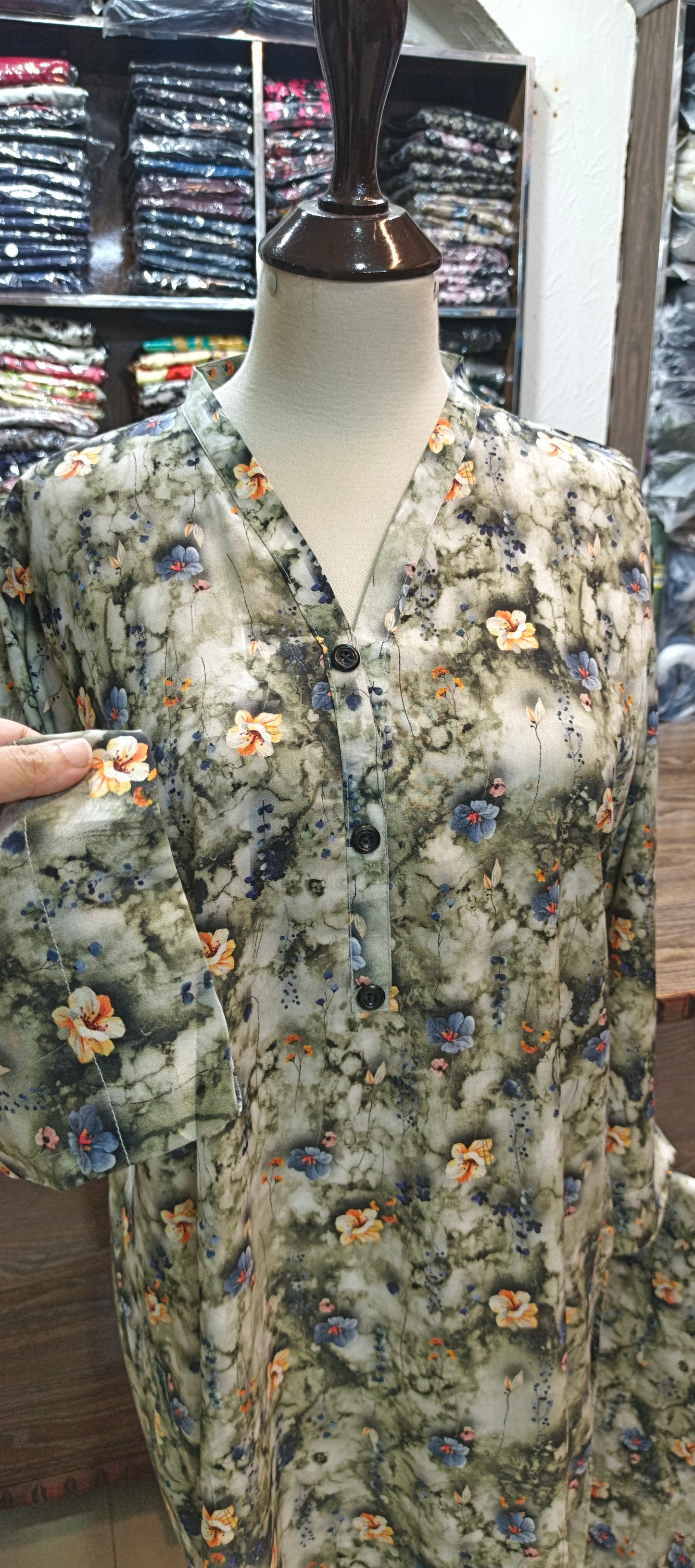 Linen shalwar kameez