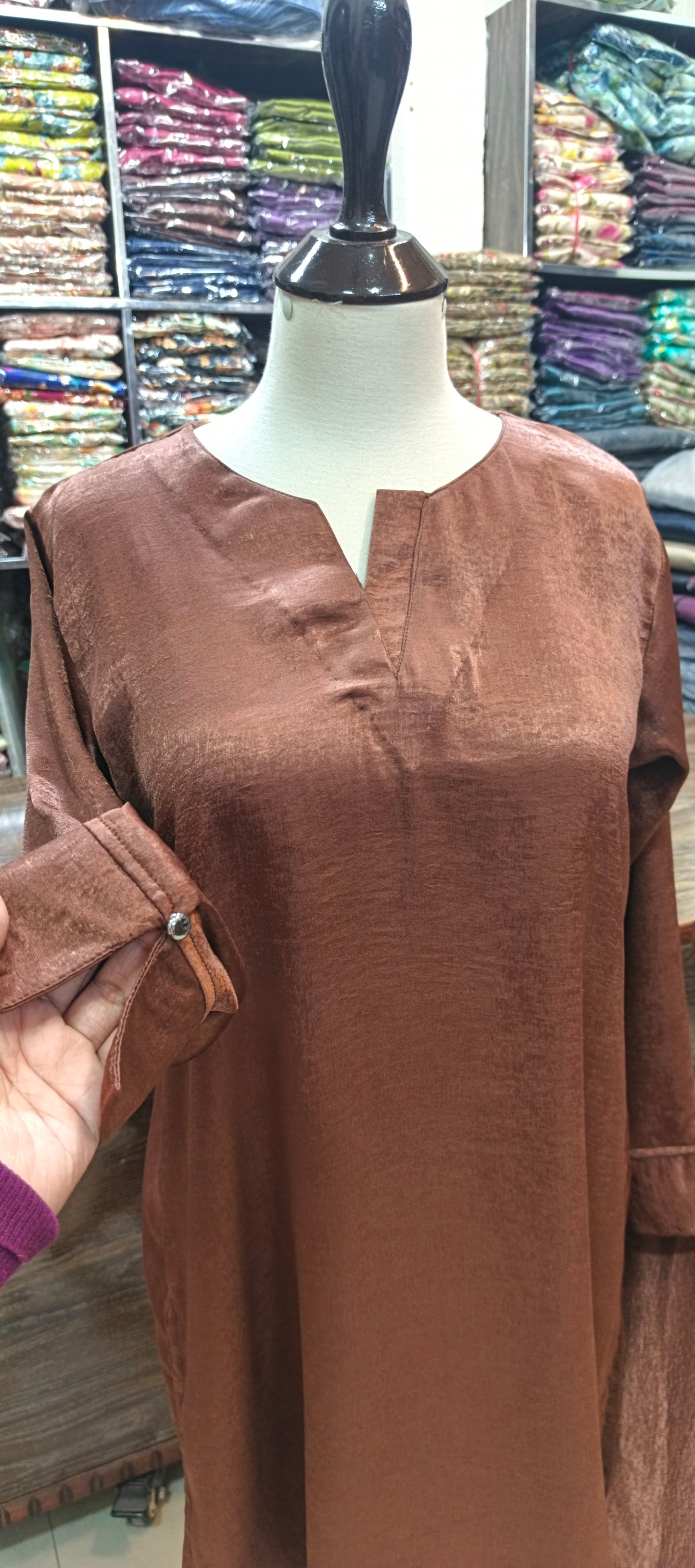 Velvet silk short co ord set 2 pc