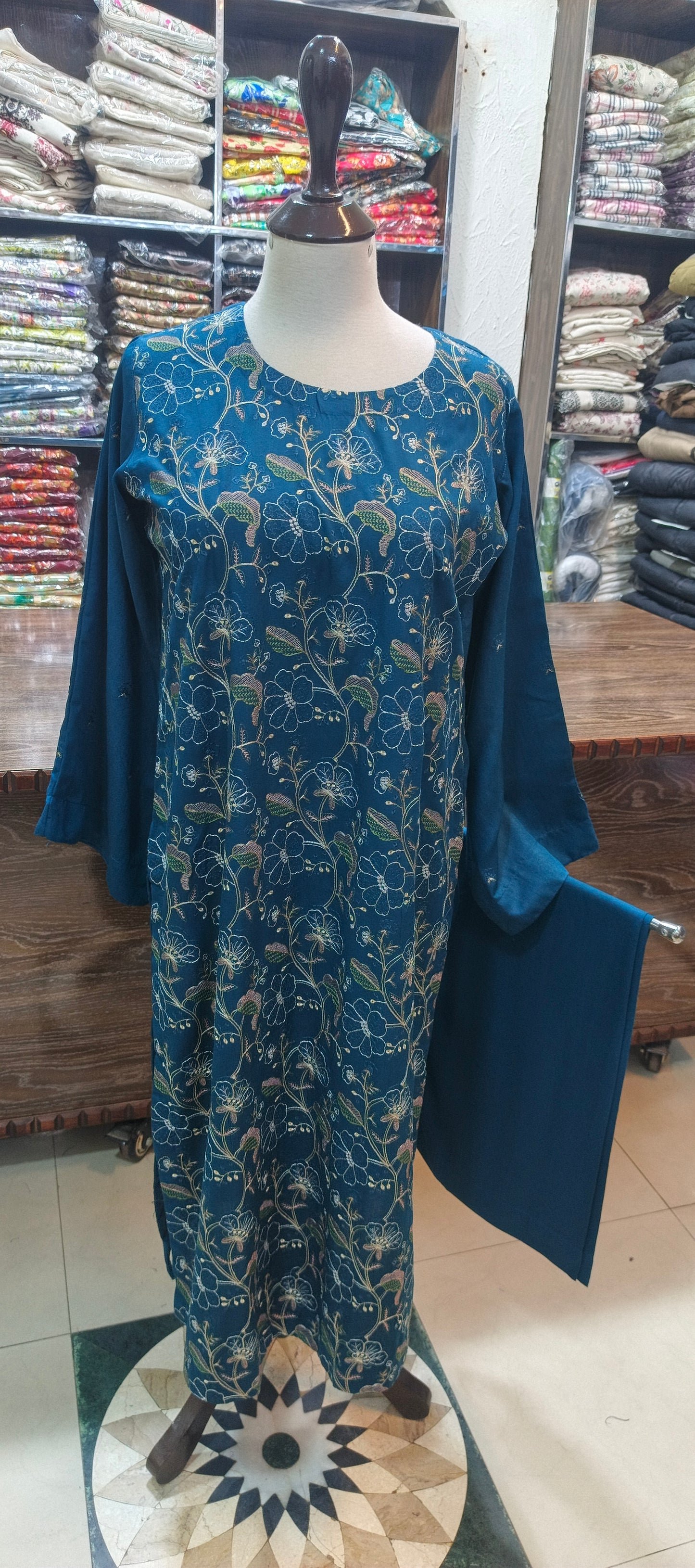 Karandi mid summer embroidered stiched 2 pc frz W