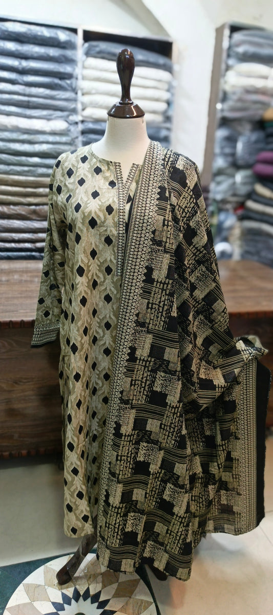 Bin saeed khaddar 3 pc