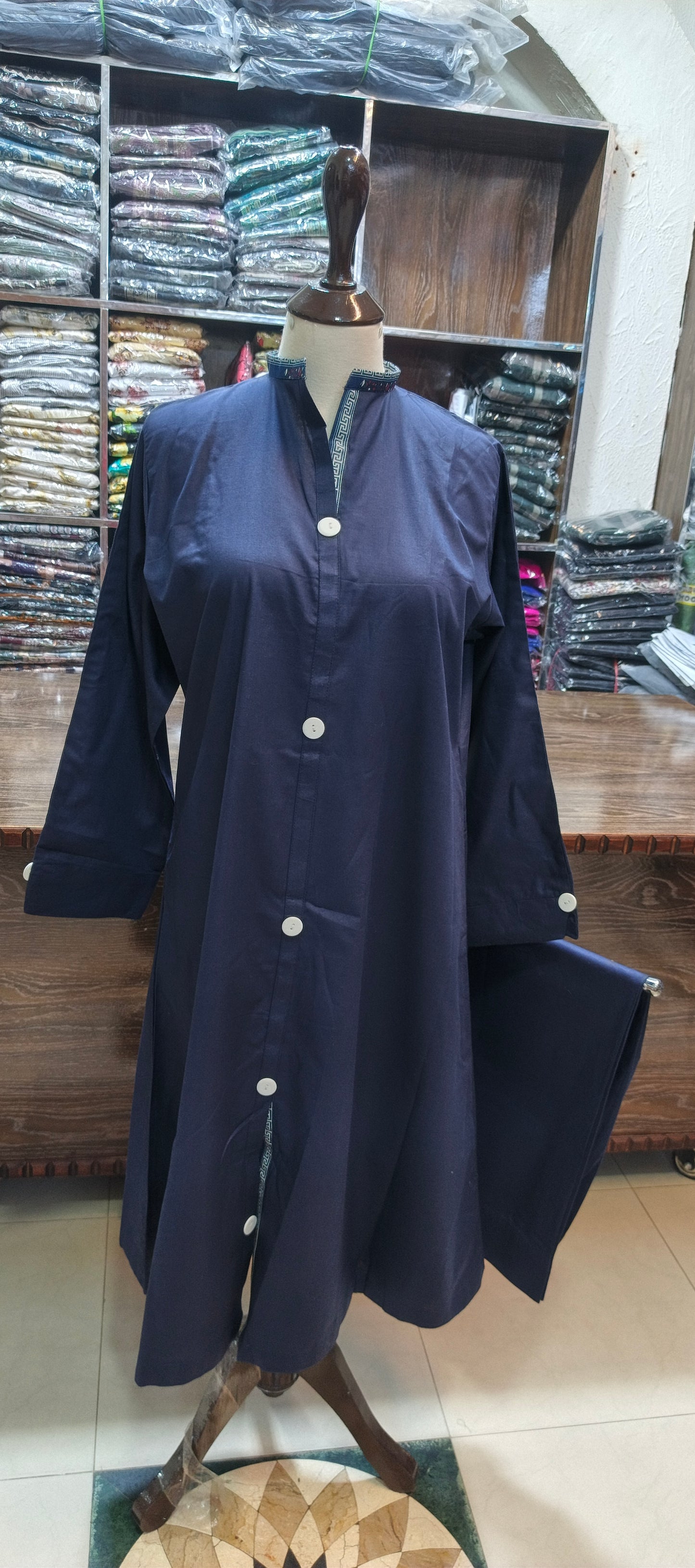 Bin saeed khaddar stiched A line