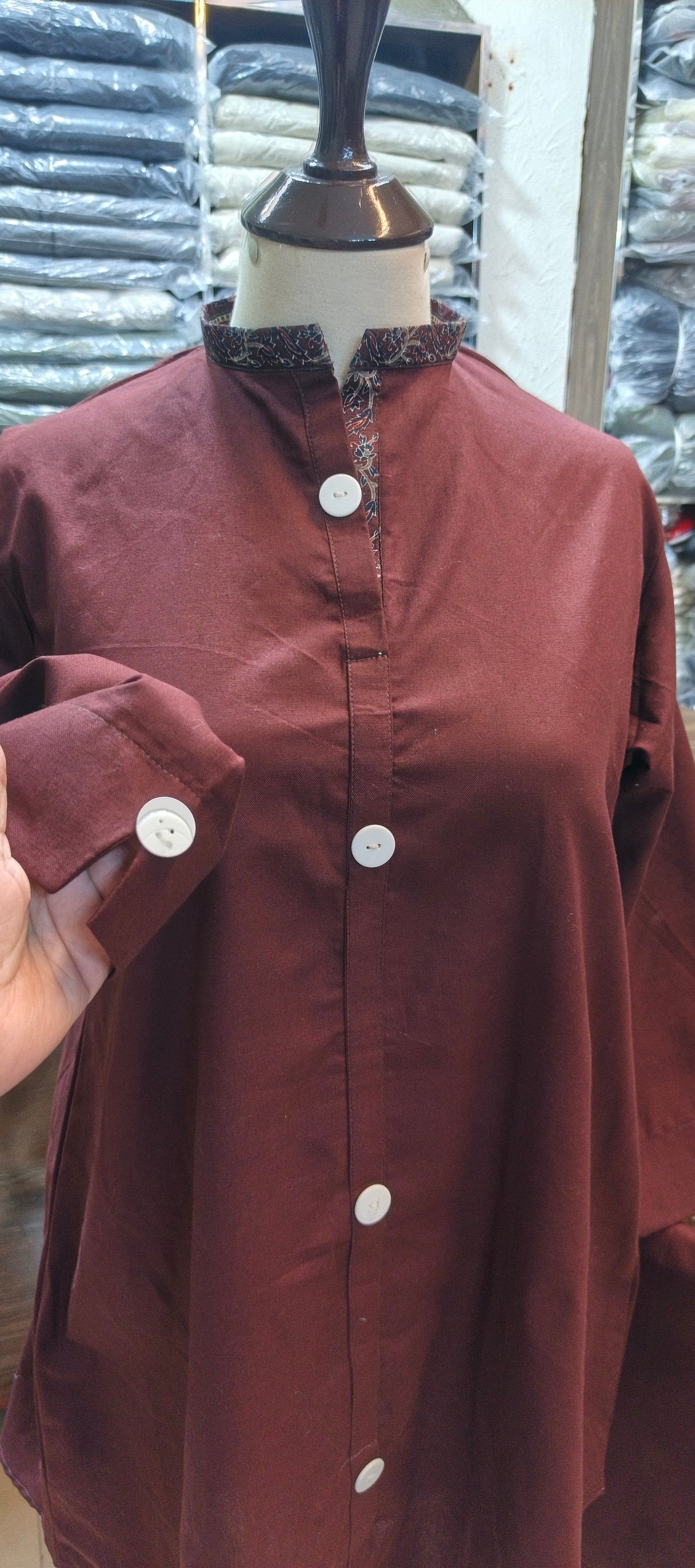 Bin saeed khaddar short co ord set