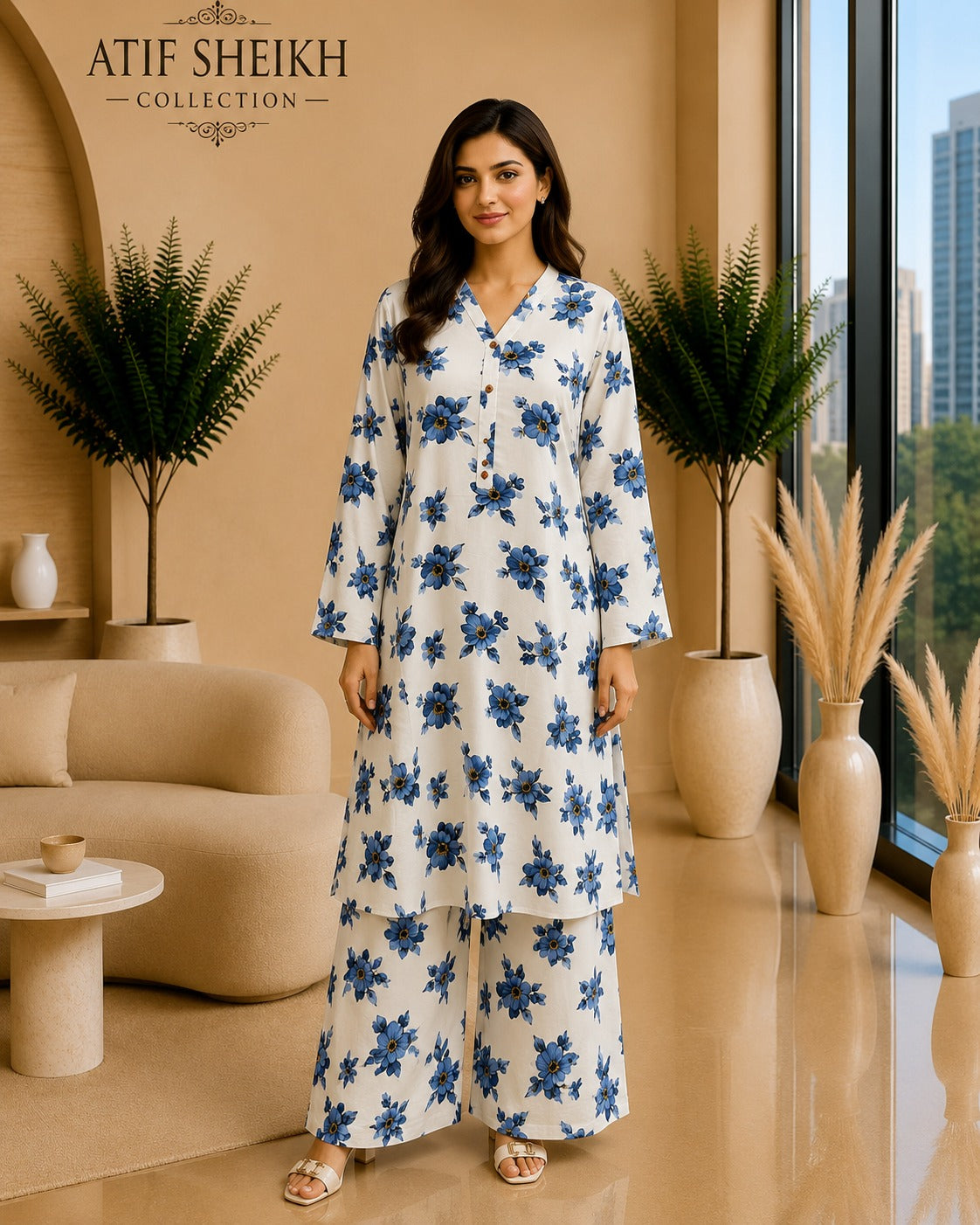 Linen shalwar kameez stiched 2 pc wtfrz