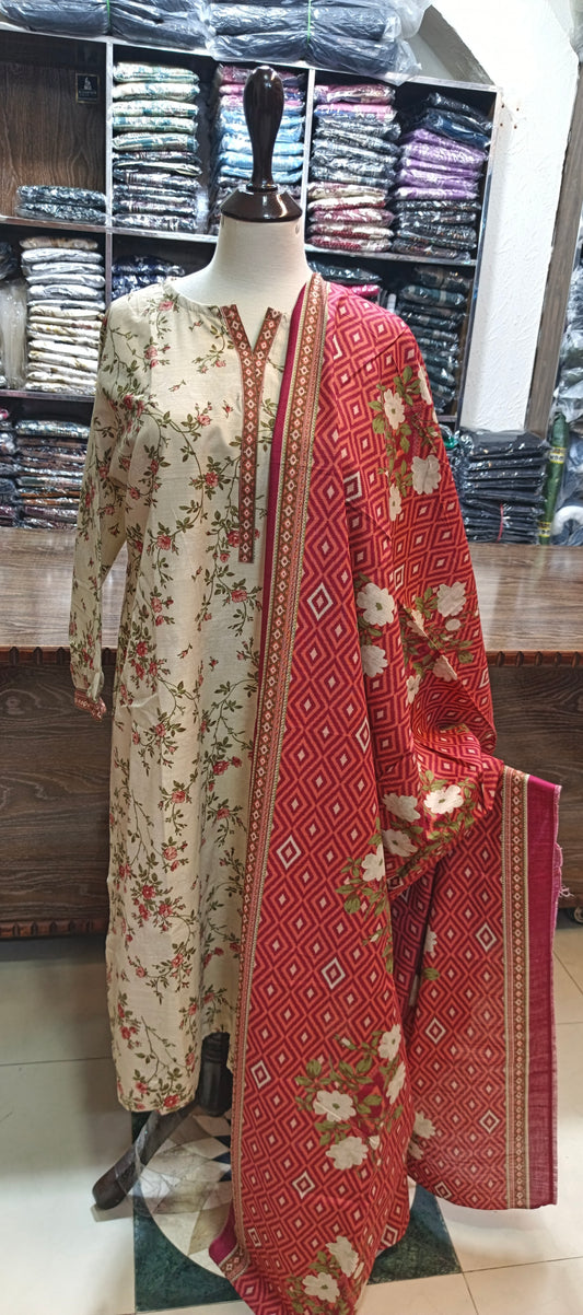 Bin saeed khaddar 3 pc