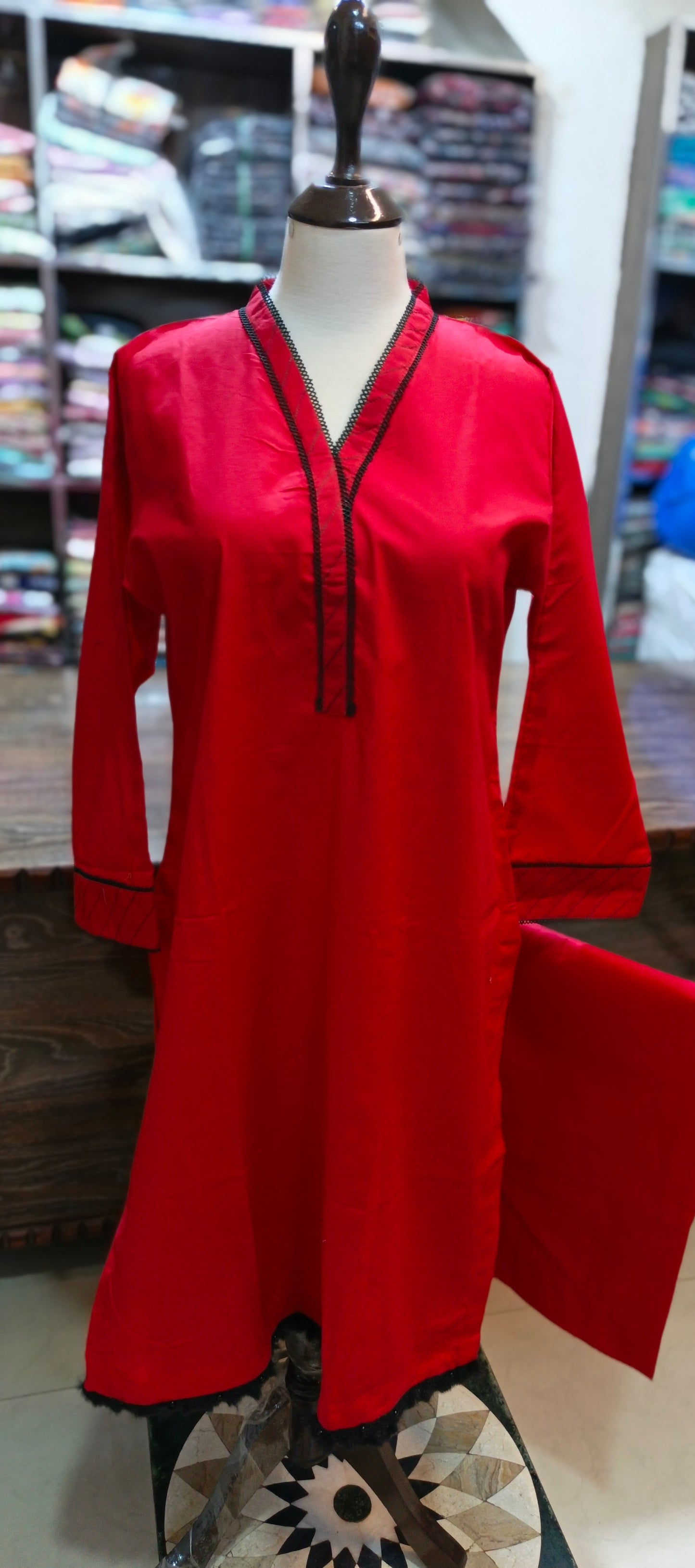 Solid pure cotton co ord set