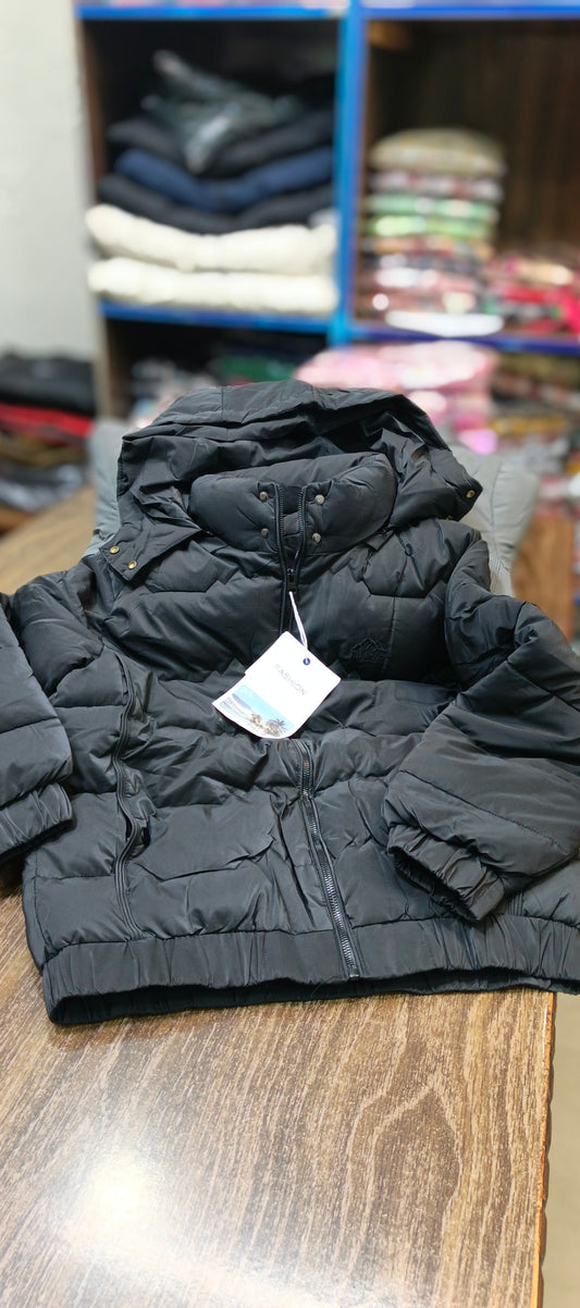 Puffer hooded jacket