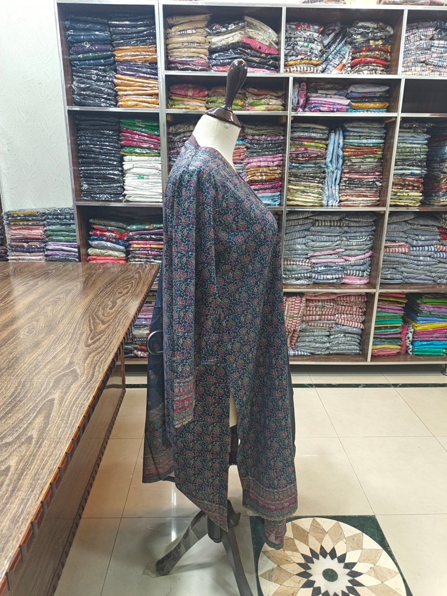 Binsaeed premium lawn stiched shalwar kameez 3pc nvpnk