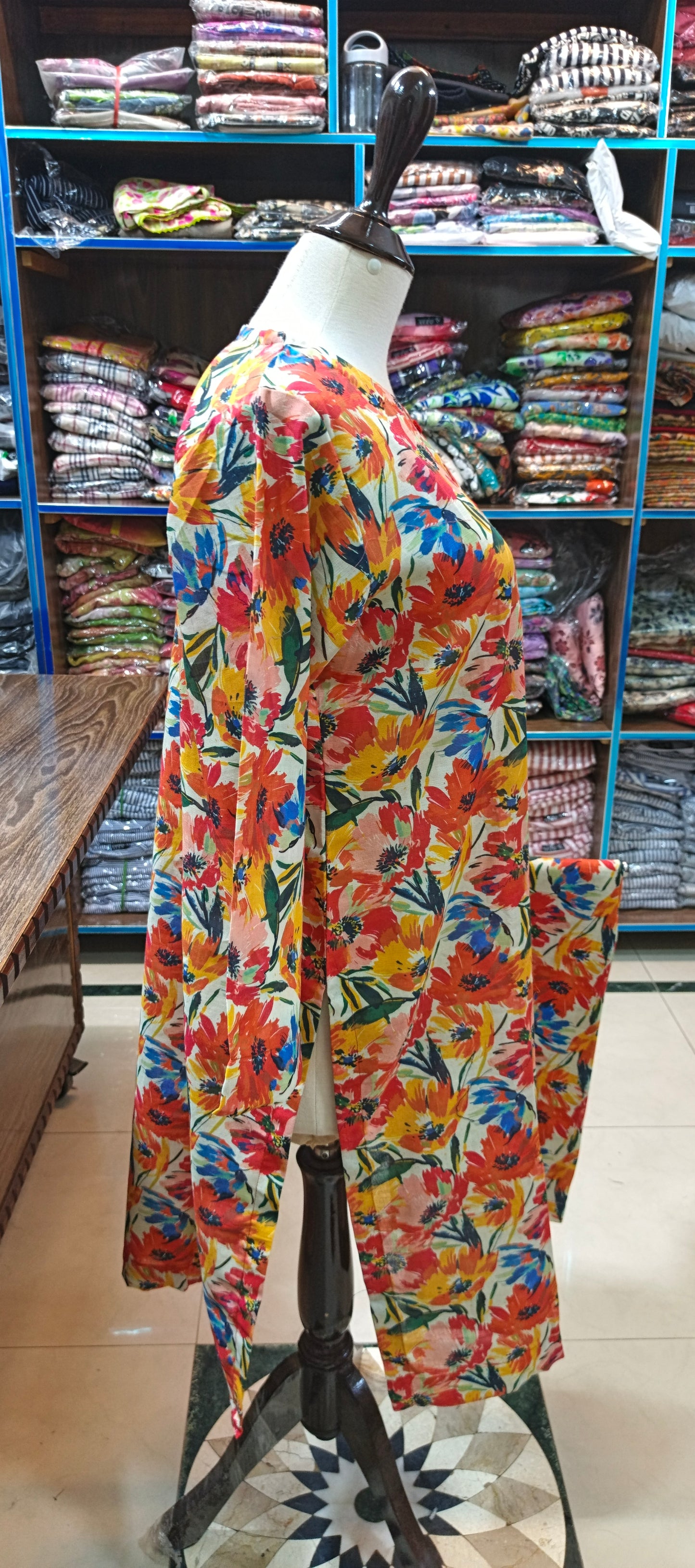 Khaddar stiched shalwar kameez 2 pc