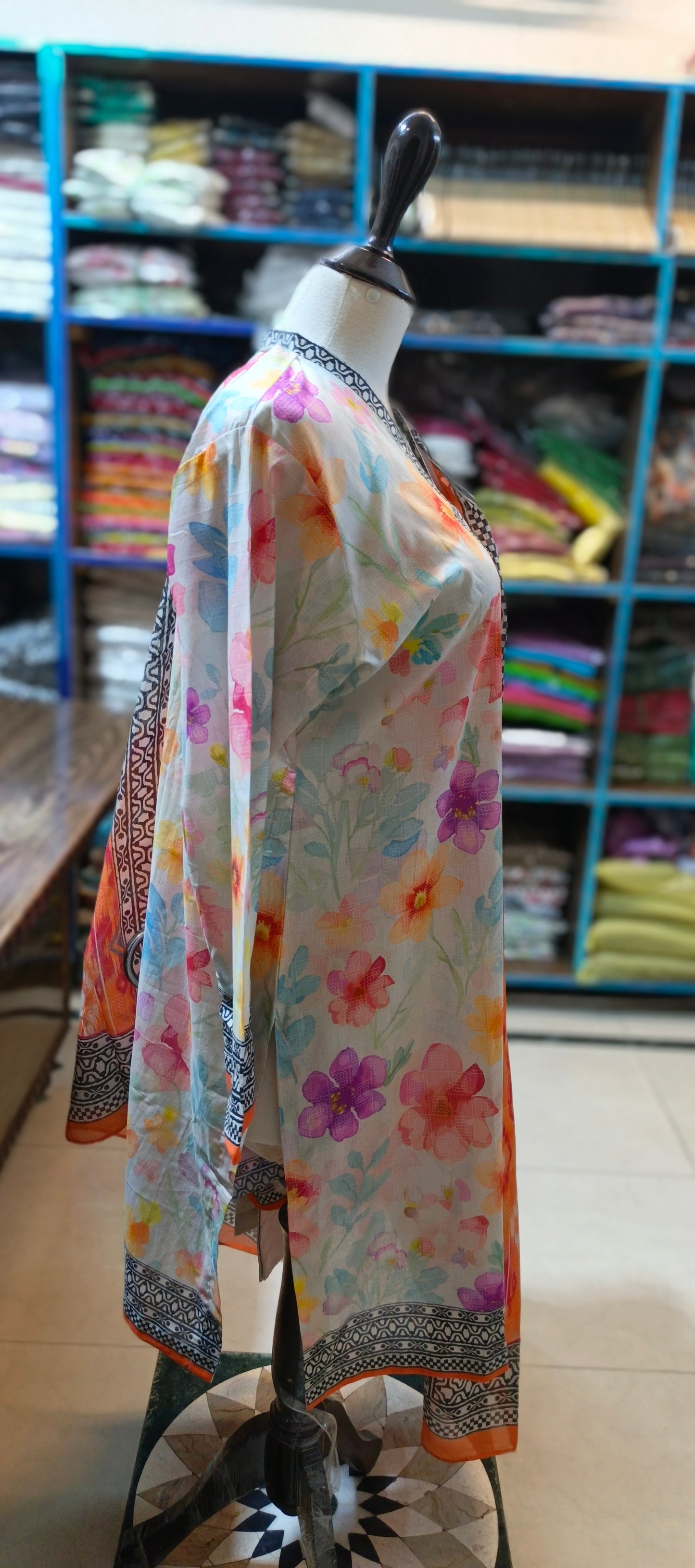 Co ord set 3 pc pure lawn