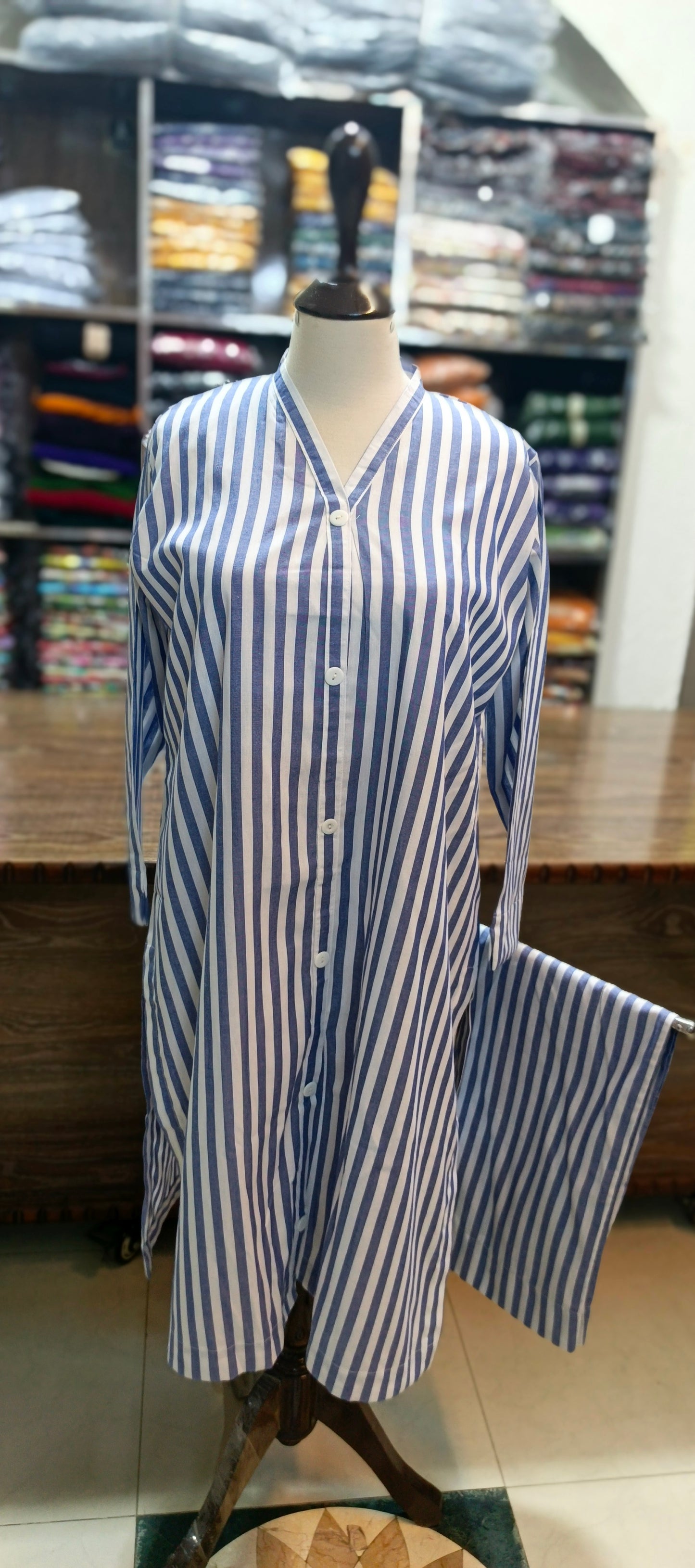 Denim long co ord set