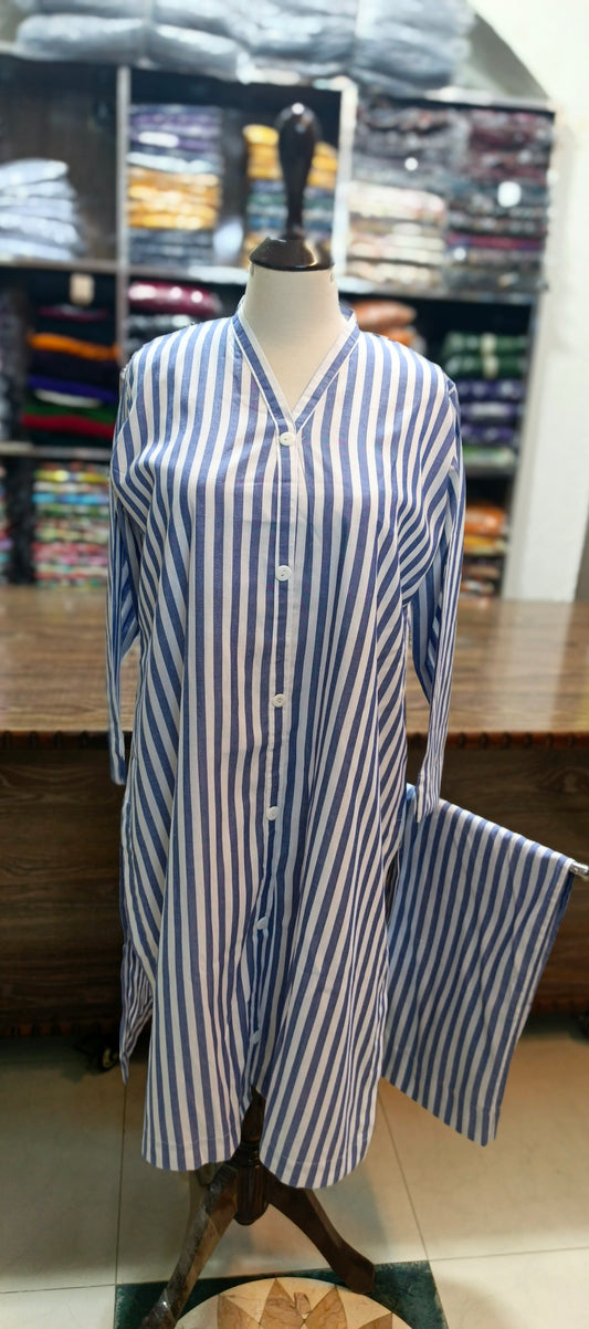 Denim long co ord set