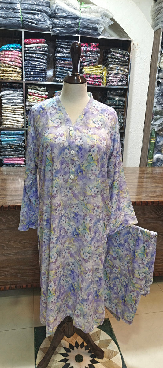 Linen shalwar kameez