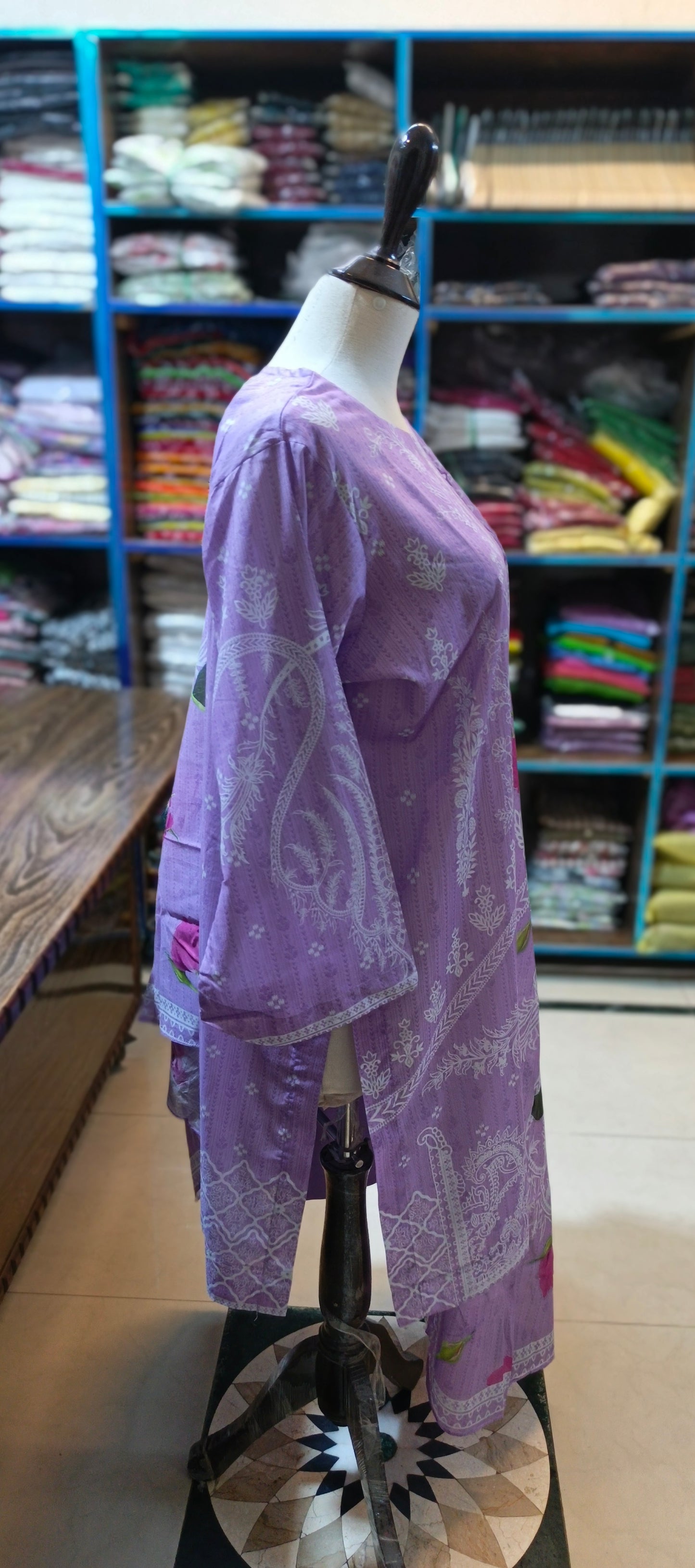 Co ord set 3 pc pure lawn