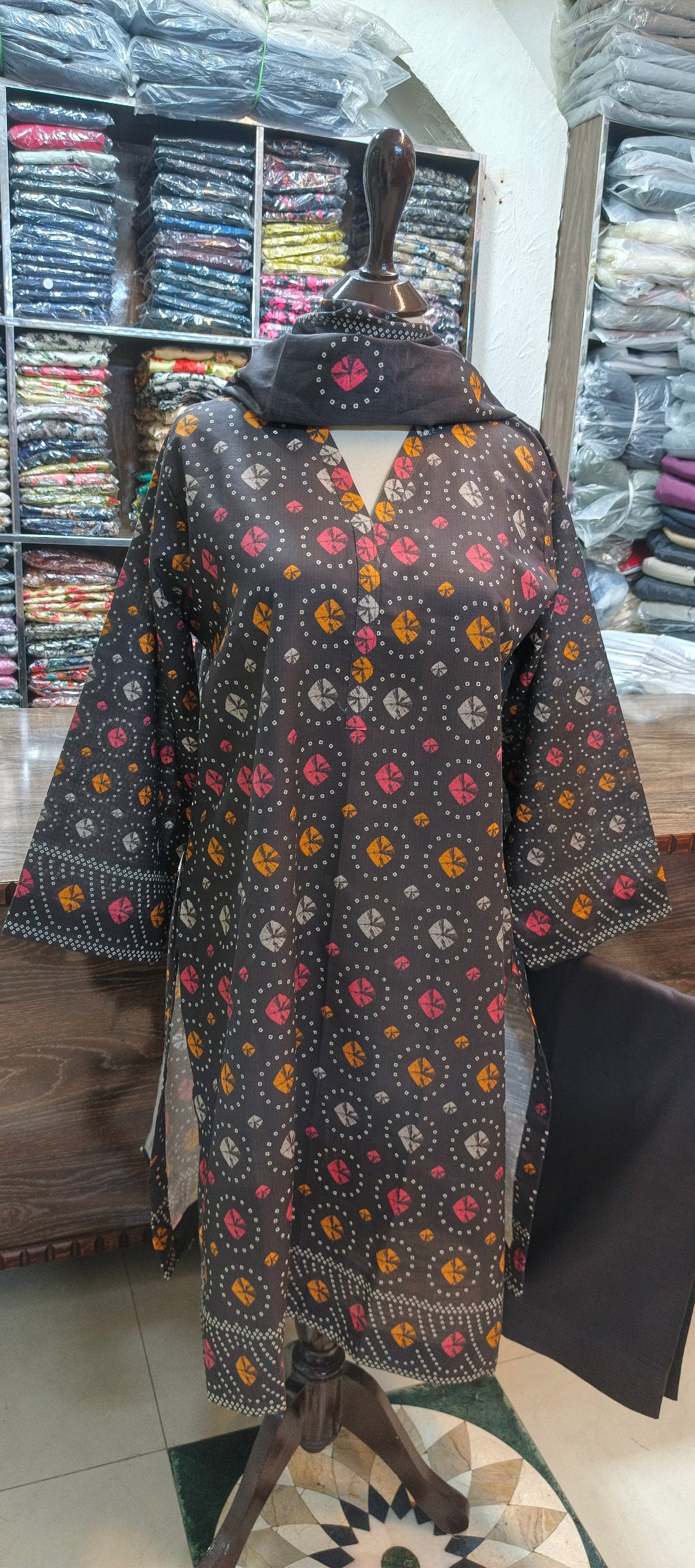 Bin Saeed khaddar shalwar kameez 3 pc