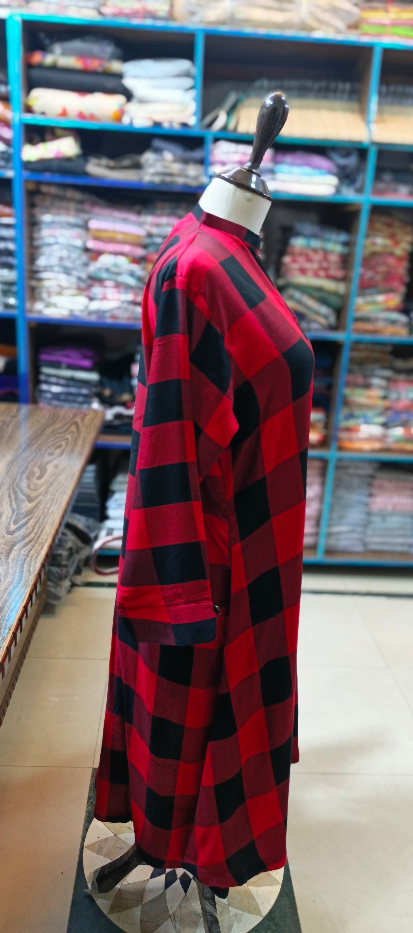 Winter fabric A line stiched 2 pc