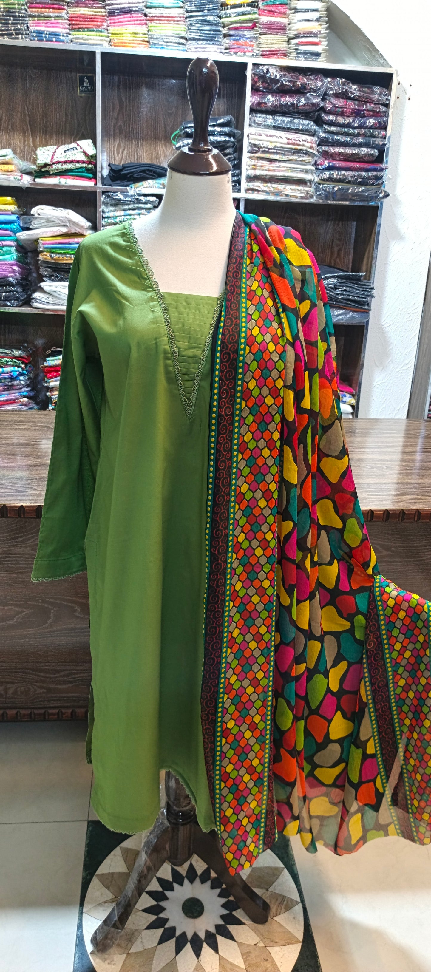 PURE COTTON SOLID SHALWAR KAMEEZ
