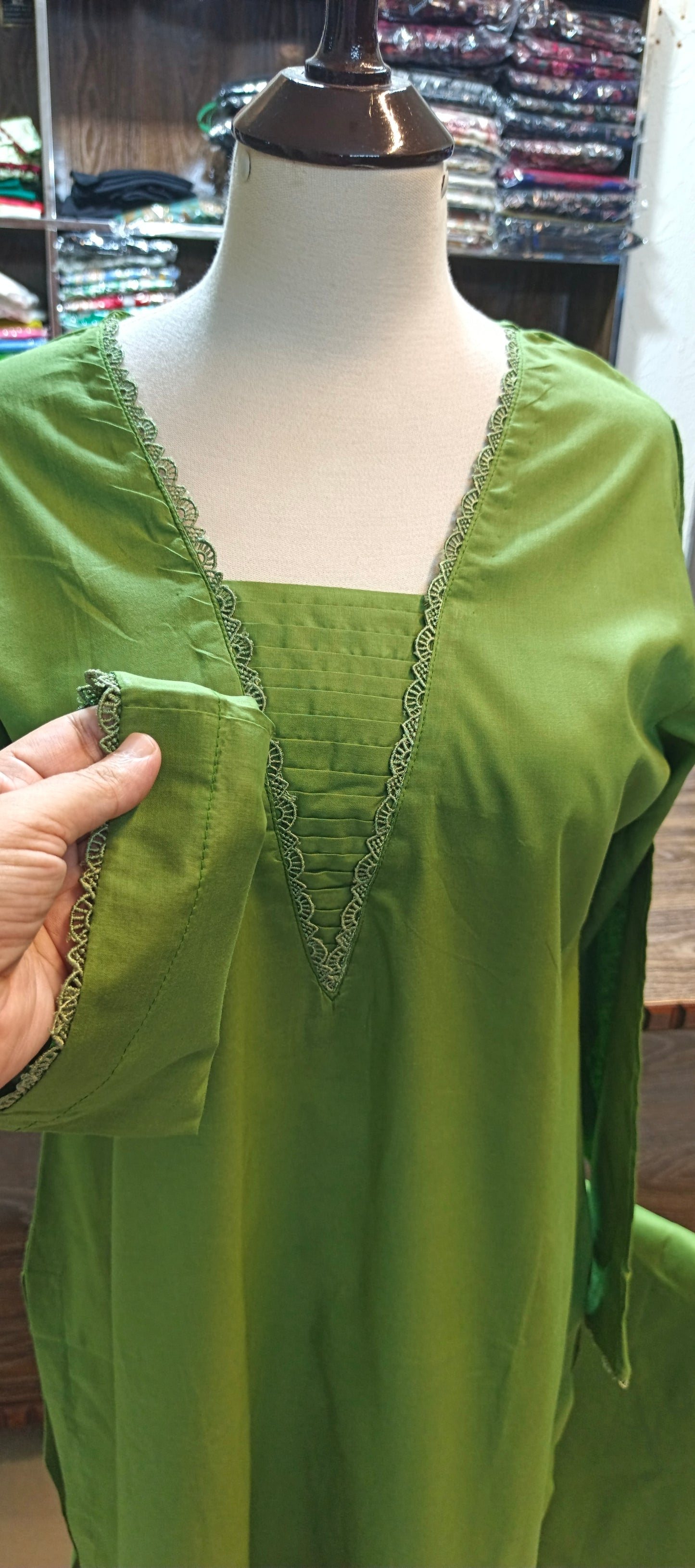 PURE COTTON SOLID SHALWAR KAMEEZ