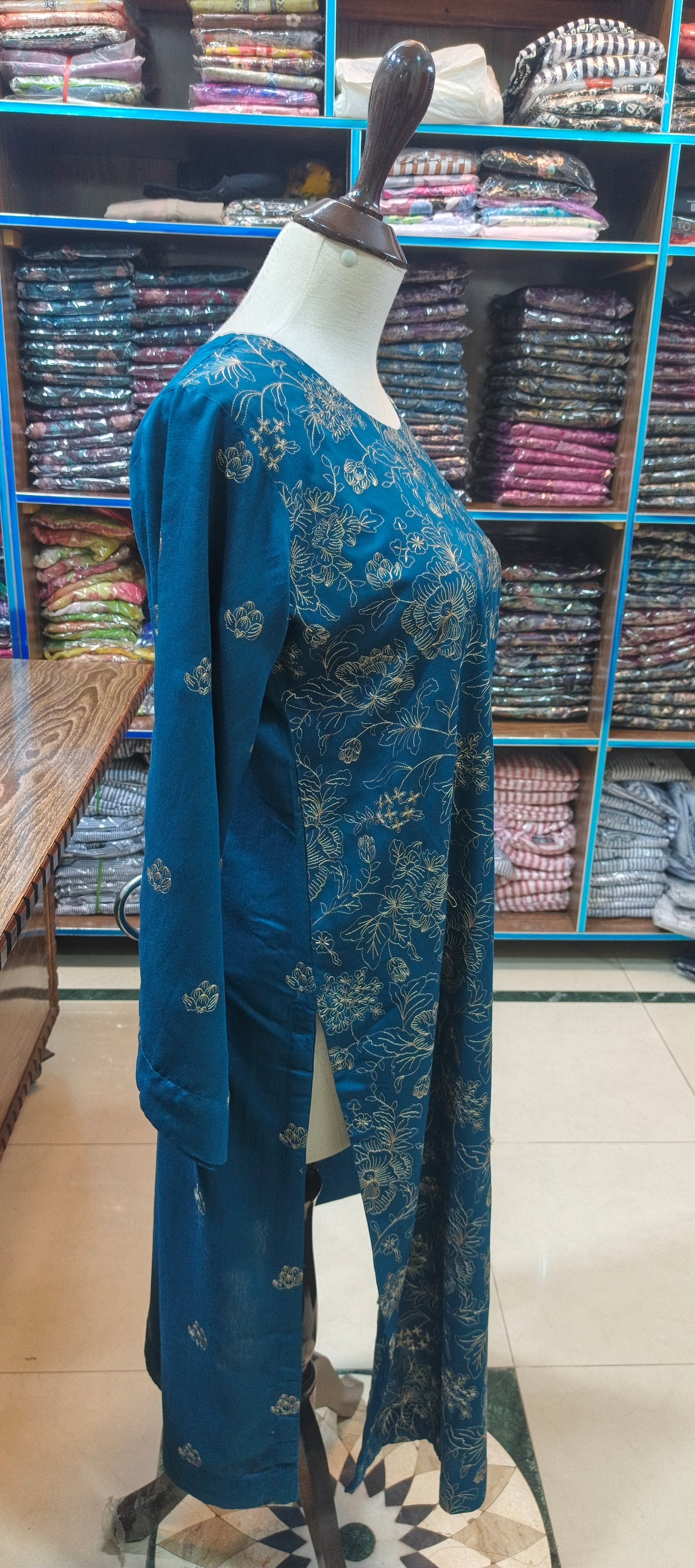 Karandi mid summer embroidered stiched 2pc frz1